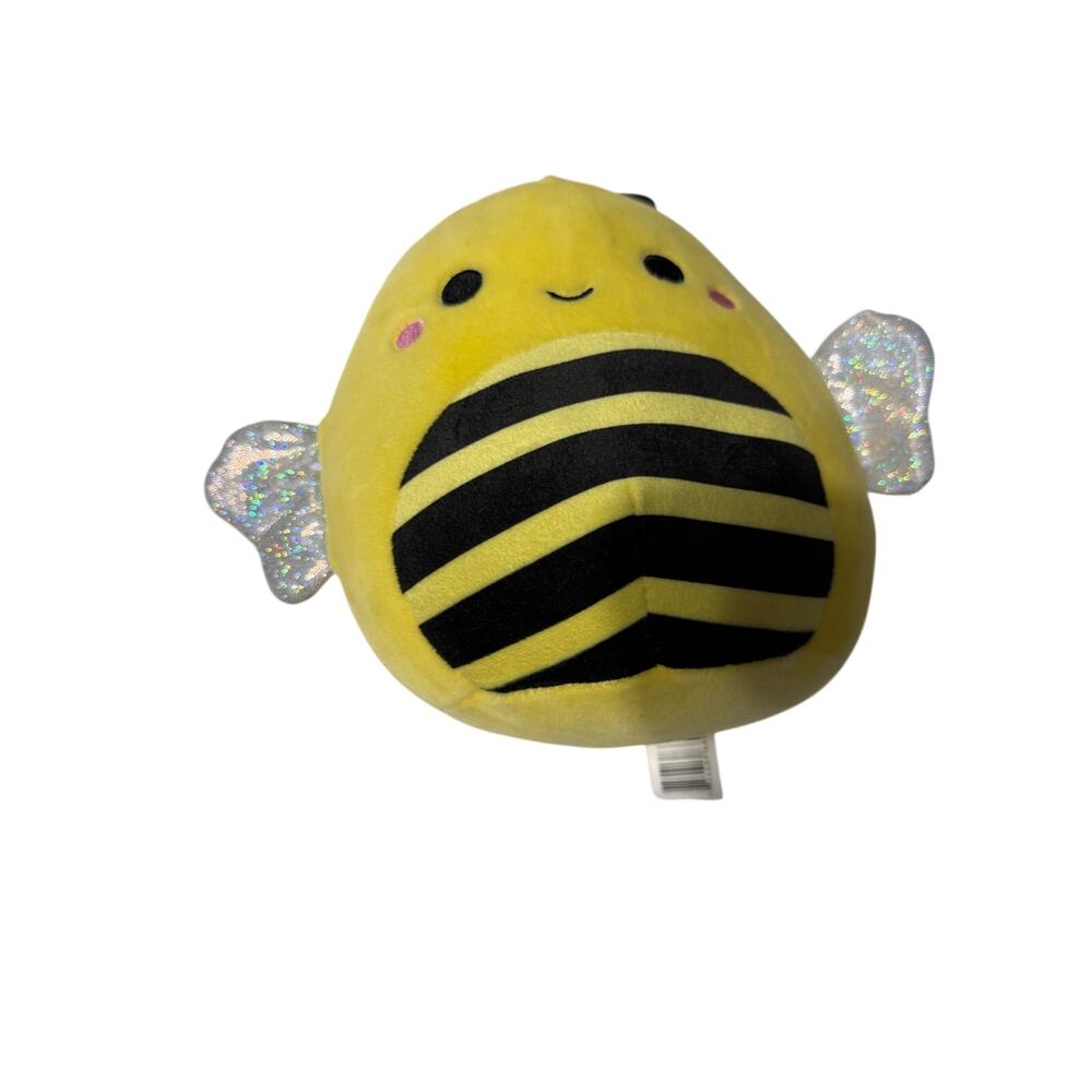 Squishmallows Bee Plush 8” Kellytoy Yellow Bumble Bee Stuffed Animal